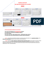 FORM4 - 2022-23 Güz Donemi Staj Takvimi