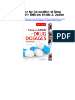 Instant Download Test Bank For Calculation of Drug Dosages 9th Edition Sheila J Ogden PDF Scribd