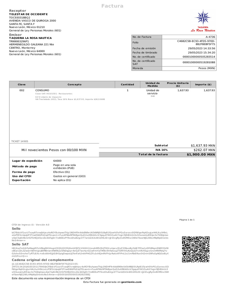 Factura a4736 toc930318bq2 29052023 120000 pdf