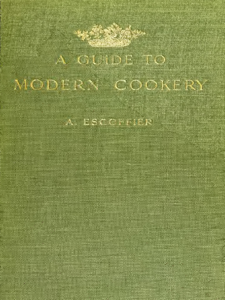 LE GUIDE CULINAIRE PDF intelligence overview