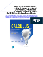 Instant download Test Bank for Calculus for Business Economics Life Sciences and Social Sciences Brief Version 14th Edition Raymond a Barnett Michael r Ziegler Karl e Byleen Christopher j Stocker pdf scribd