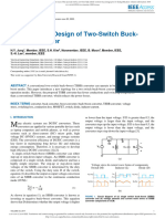 A New Circuit Design of Two-Switch Buck-Boost Conv