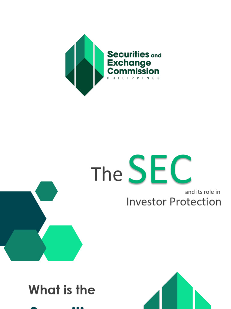 SEC's Role in Investor Protection | PDF | Ponzi Scheme | Securities ...