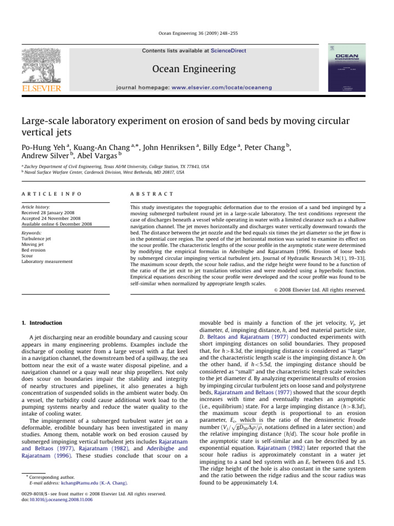 EROSION EXPERIMENT WITH SAND intelligence overview