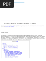 Building A RESTful Web Service in Java