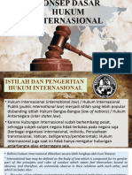 Konsep Dasar Hukum Internasional