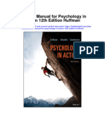 Instant Download Solution Manual For Psychology in Action 12th Edition Huffman PDF Scribd