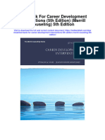 Instant Download Test Bank For Career Development Interventions 5th Edition Merrill Couseling 5th Edition PDF Scribd