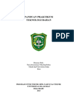 Panduan Praktikum Teknologi Bahan 2023