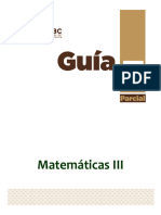 1 GE - 3er Parcial - Matemáticas III