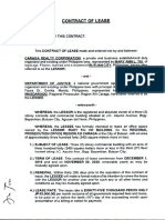 Contract - Lease of Office Space For RPO XIII CARAGA For The Period Dec. 1, 2019 To Nov. 30, 2020