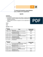 Agenda An Lisis de La Experiencia