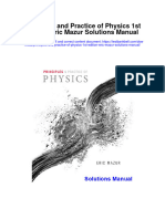 Instant Download Principles and Practice of Physics 1st Edition Eric Mazur Solutions Manual PDF Scribd