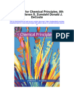 Instant Download Test Bank For Chemical Principles 8th Edition Steven S Zumdahl Donald J Decoste PDF Scribd