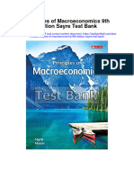 Instant Download Principles of Macroeconomics 9th Edition Sayre Test Bank PDF Scribd