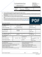 Singlife - Pre-Hospitalisation Form (PHF) - 2023