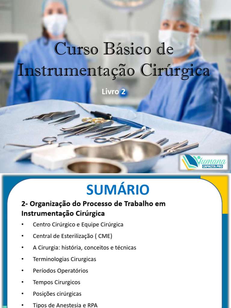 Livro 2 - Curso Básico de Instrumentação Cirurgica - HCP 2023 | PDF ...
