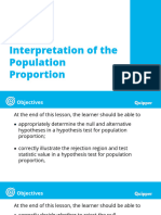 Interpretation of the Population Proportion 6