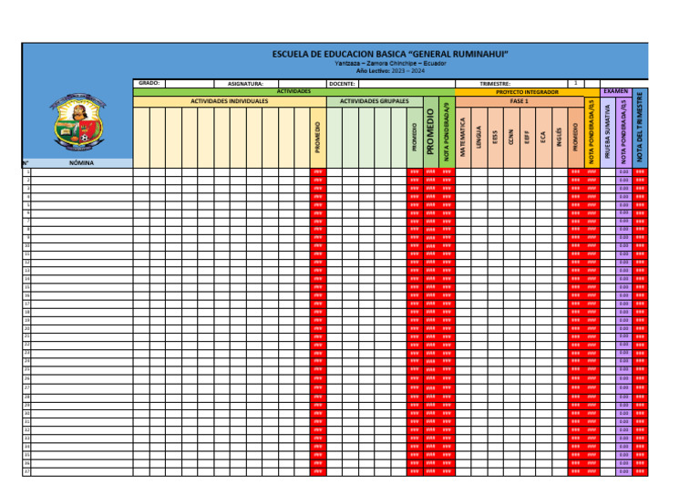 REGISTRO DE CALIFICACIONES 2023 2024 PDF