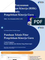 Panduan Teknis Fitur Pengelolaan e Kinerja