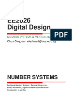 EE2026 L1 NumberSystems VerilogIntro