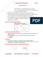 Chelate Effect