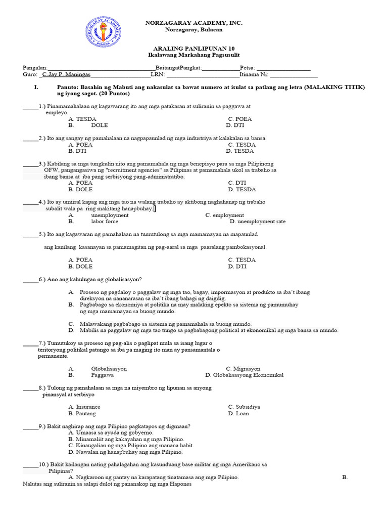 3rd AP10PERIODICAL | PDF