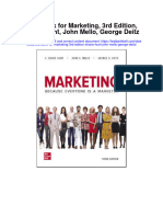 Instant Download Test Bank For Marketing 3rd Edition Shane Hunt John Mello George Deitz PDF Full