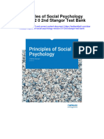 Instant Download Principles of Social Psychology Version 2 0 2nd Stangor Test Bank PDF Scribd