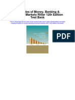 Instant Download Principles of Money Banking Financial Markets Ritter 12th Edition Test Bank PDF Scribd