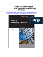 Instant Download Solution Manual For Guide To Networking Essentials 6th Edition by Tomsho PDF Scribd