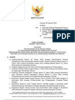 Pelaksanaan Tata Naskah Dinas Di Lingkungan Pemerintah Kabupaten Cilacap