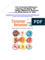 Full Download Test Bank For Consumer Behaviour Buying Having and Being 7th Canadian Edition Michael R Solomon Katherine White Darren W Dahl PDF Free