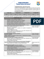 Calendarización Del Año Escolar 2021 NSC