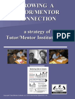 Tutor/Mentor Institute - Learning Network Strategy