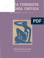 1987 - Benhabib y Cornell - Teoria Feminista y Teoria Critica. Ensayos Sobre La Política de Género en Sociedades de Capitalismo