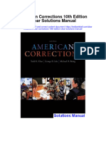 Instant Download American Corrections 10th Edition Clear Solutions Manual PDF Scribd