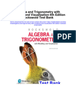Instant Download Algebra and Trigonometry With Modeling and Visualization 6th Edition Rockswold Test Bank PDF Scribd