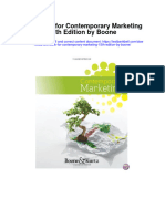 Full Download Test Bank For Contemporary Marketing 15th Edition by Boone PDF Free