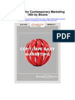 Full Download Test Bank For Contemporary Marketing 18th by Boone PDF Free