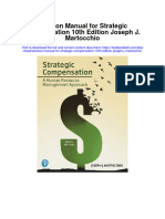 Instant Download Solution Manual For Strategic Compensation 10th Edition Joseph J Martocchio PDF Scribd