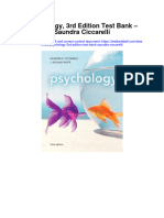 Instant Download Psychology 3rd Edition Test Bank Saundra Ciccarelli PDF Scribd