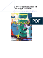 Instant Download Psychology A Concise Introduction 5th Edition Griggs Test Bank PDF Scribd