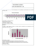 Estatística Básica Lista Ab1