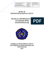 Dokumen Peningkatan Standar SPMI Institusi