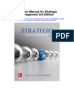 Instant Download Solution Manual For Strategic Management 3rd Edition PDF Scribd