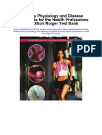 Instant Download Anatomy Physiology and Disease Foundations For The Health Professions 1st Edition Roiger Test Bank PDF Scribd