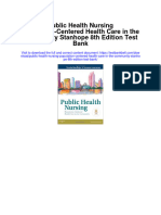 Instant Download Public Health Nursing Population Centered Health Care in The Community Stanhope 8th Edition Test Bank PDF Scribd