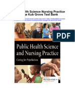Instant Download Public Health Science Nursing Practice Savage Kub Grove Test Bank PDF Scribd