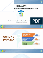 Kebijakan Pemberian Vaksinasi COVID-19 3 Jan 2021